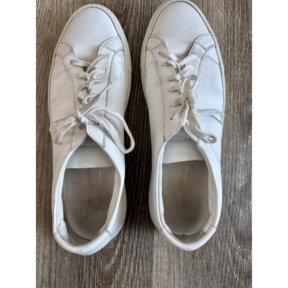 Common Projects Original Achilles Leather White Italian Sneaker Shoe Size 40 (7) - Picture 5 of 8